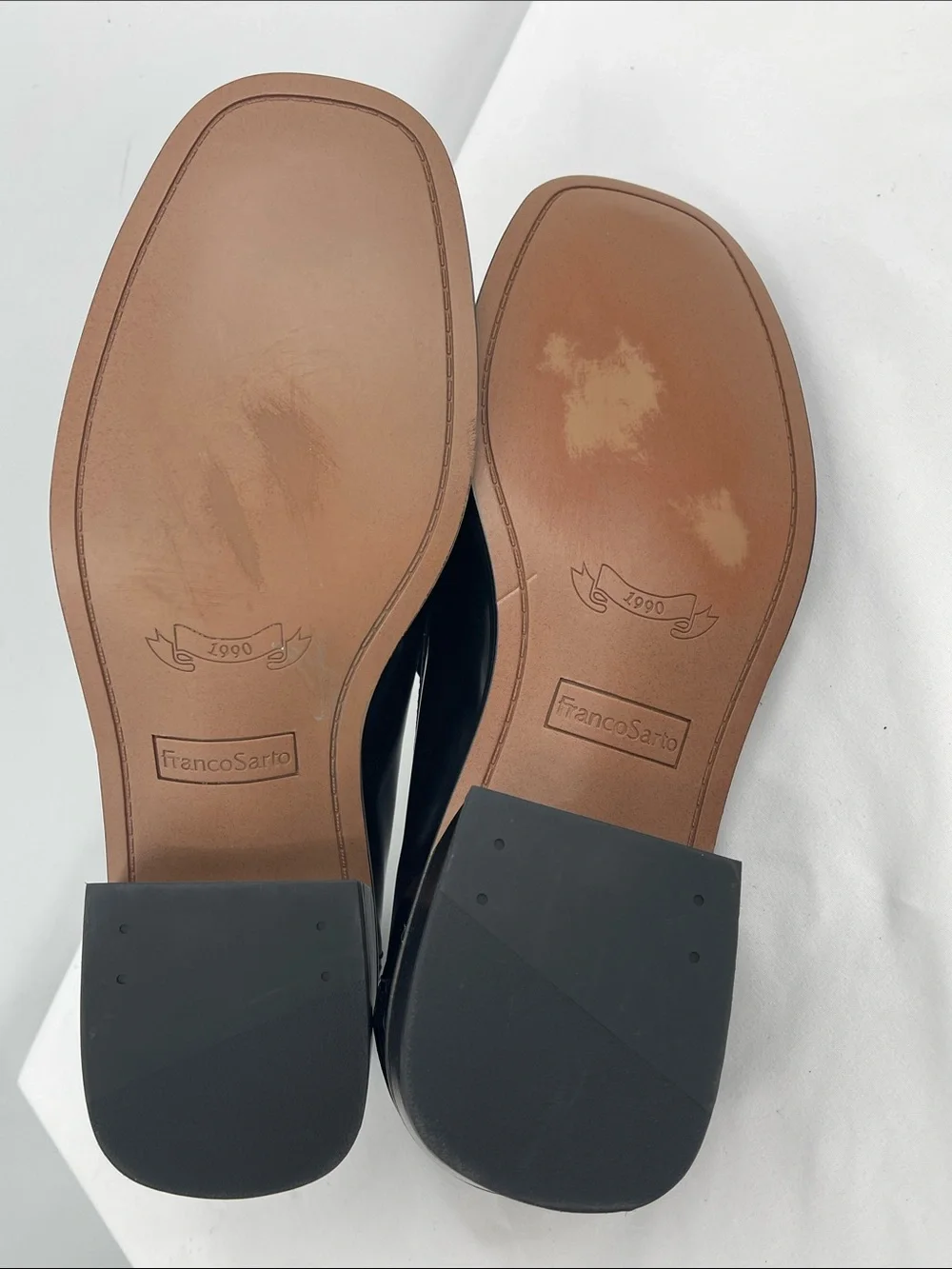 Franco Sarto polished black